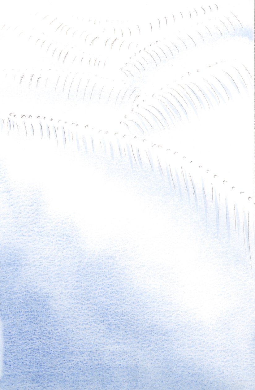 Je úžasné, že svobodná duše uctívá Boha jako andělé, a přesto to dělá ve víře, slepě, ještě Boha nevidí!, 2001 (bez papíru) od Elizabeth Wang