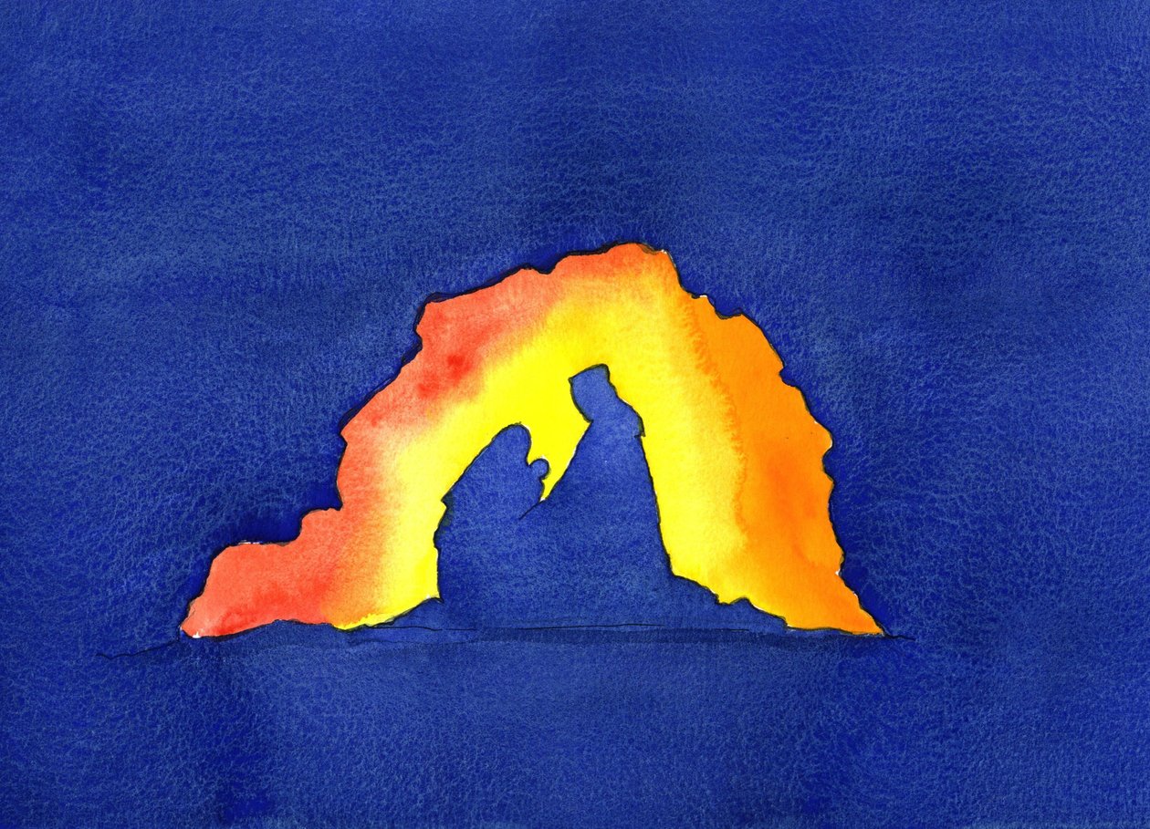 Ježíš se narodil v Betlémě, 2001 (bez papíru) od Elizabeth Wang