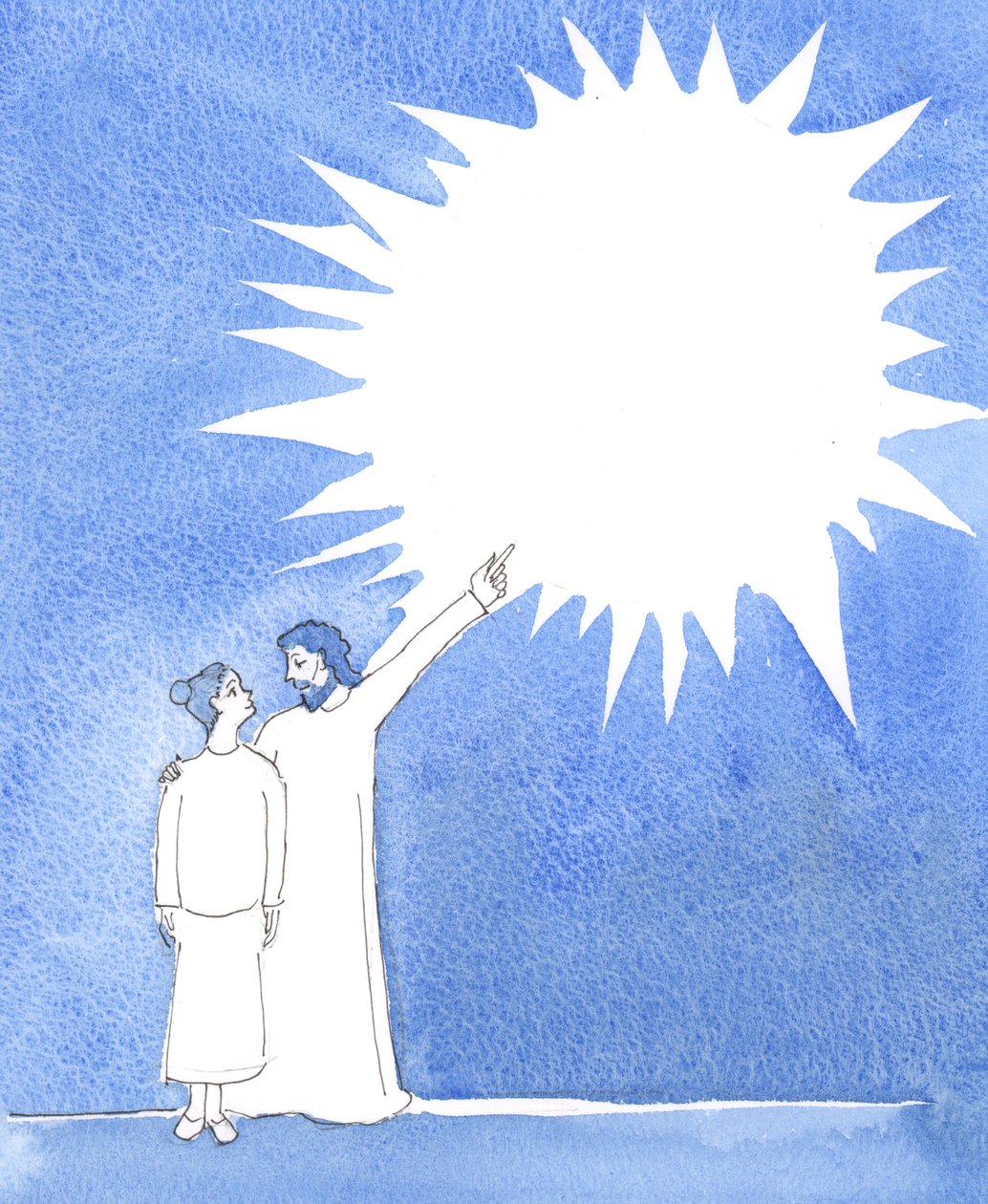 Pouze v nebi, vysvětlil Kristus, je každý dokonalý, 2004 (bez papíru) od Elizabeth Wang