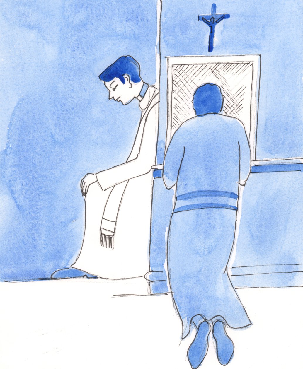 Kněží by měli být jako Kristus, který vyzval lidi, aby činili pokání ze svých hříchů, 2003 (bez papíru) od Elizabeth Wang