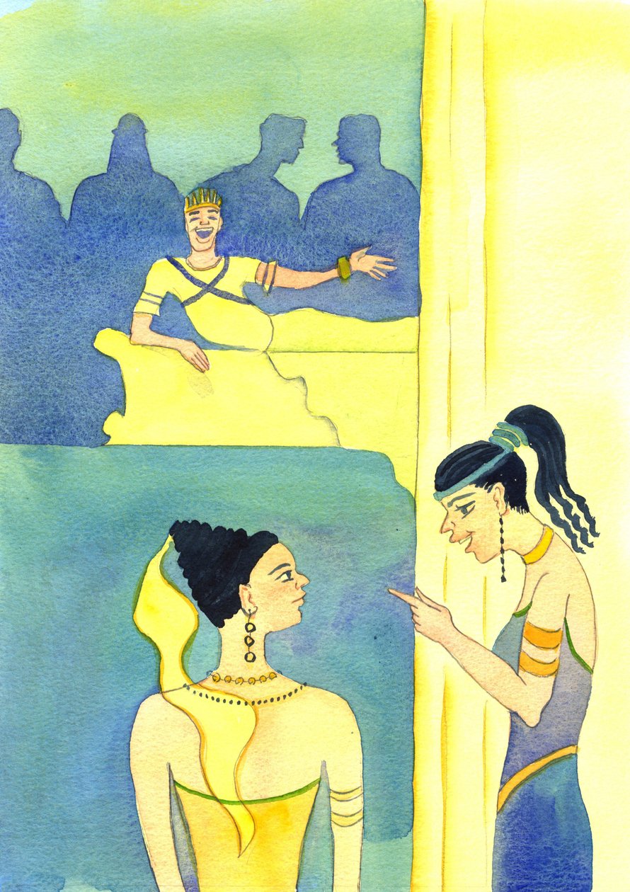 Na výzvu své matky řekla: „Přines mi hlavu Jana Křtitele“, 2001 (bez papíru) od Elizabeth Wang
