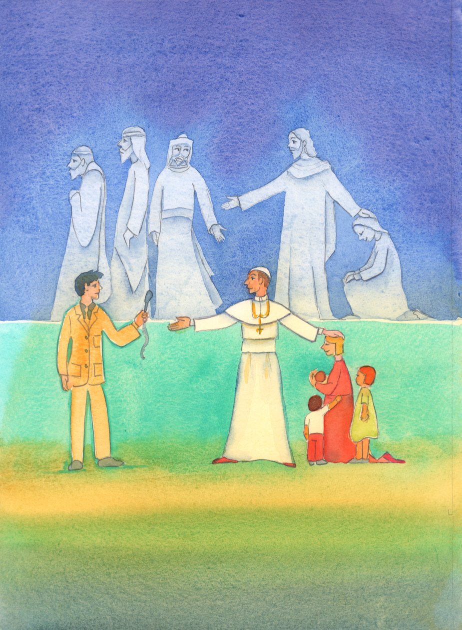 Nedávní papežové, stejně jako jejich předchůdci, mluví pravdu o morálce, 2006 (bez papíru) od Elizabeth Wang