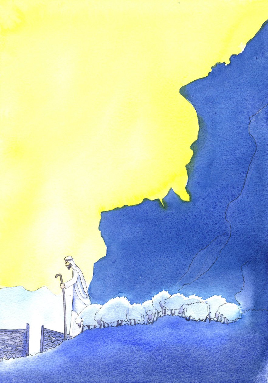 Dobrý pastýř, 2001 (bez papíru) od Elizabeth Wang