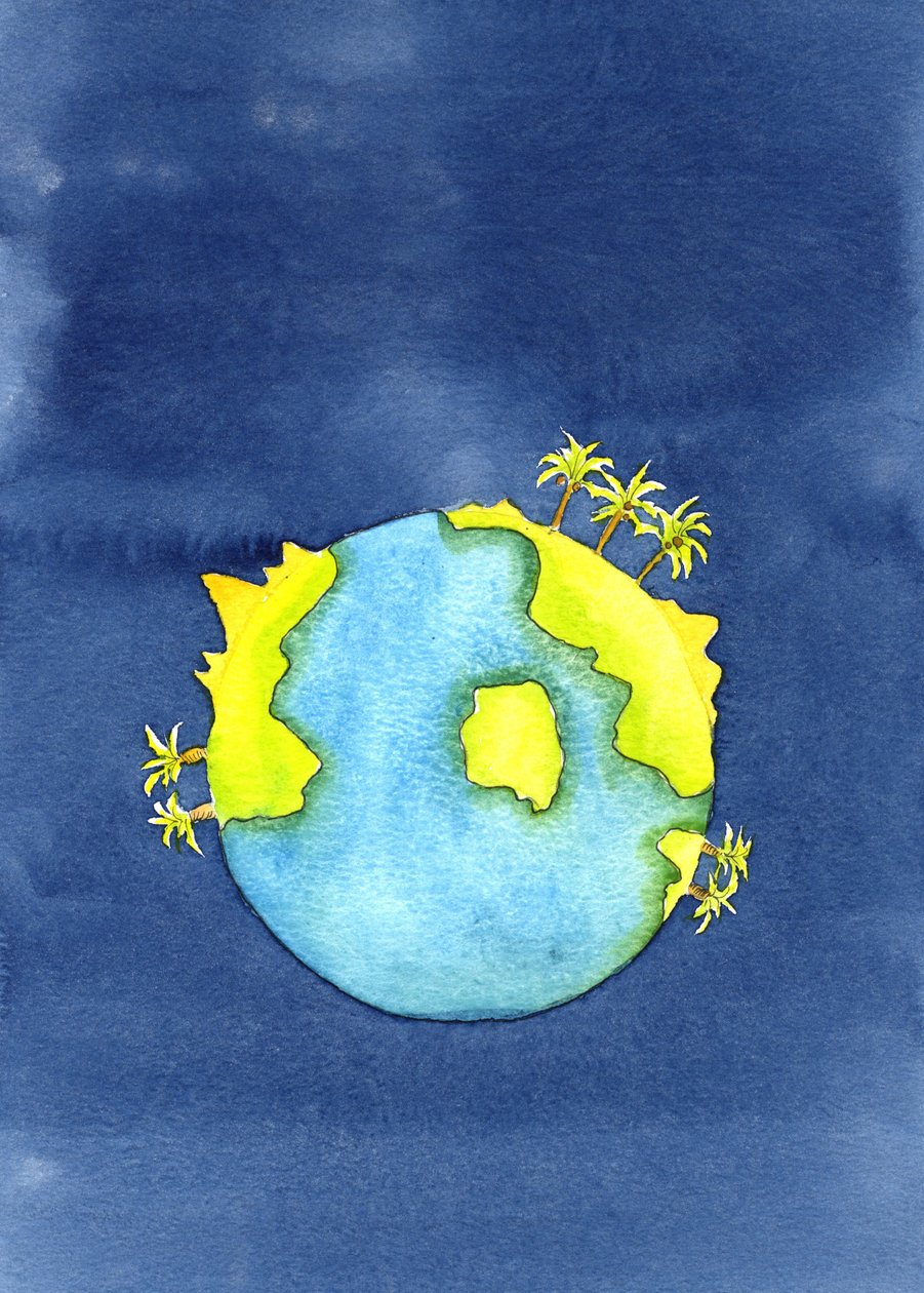 Dílo Božího stvoření, než stvořil lidské bytosti, 2001 (bez papíru) od Elizabeth Wang
