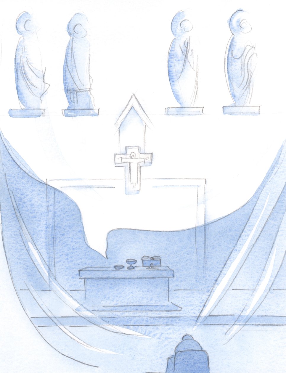 Potom vzal mou duši vzhůru, na tichých křídlech, do své vlastní „nevědomé“ modlitby., 2001 (bez papíru) od Elizabeth Wang