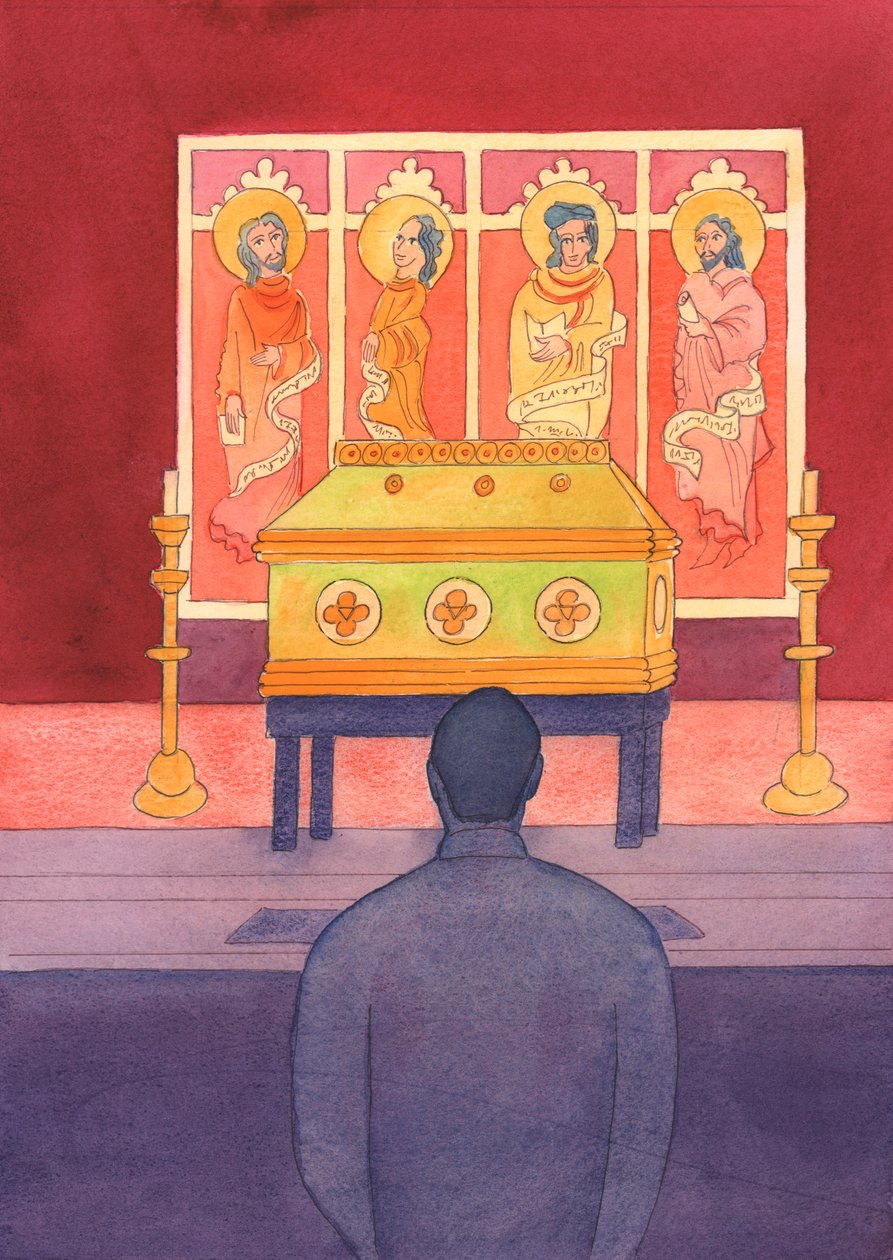 Máme živý vztah se Svatými, kteří zemřeli, takže bychom si s nimi měli promluvit, 2003 (bez papíru) od Elizabeth Wang