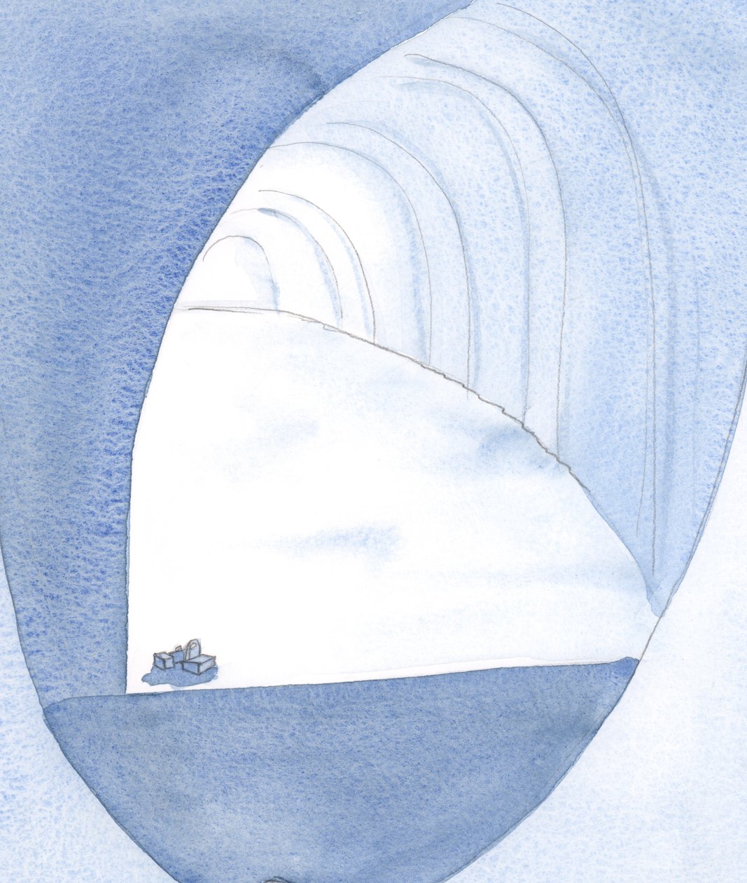 Jak obrovský prostor - jak to bylo - je duše, kterou připravil Bůh. Když jsou osobní potřeby malé, tisíce se mohou uchýlit., 2001 (bez papíru) od Elizabeth Wang
