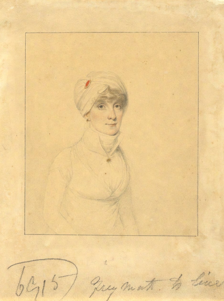 Faith Trumbull (dcera guvernéra Johna Trumbulla, Jr.; manželka Daniela Wadswortha z Hartfordu) od Elkanah Tisdale