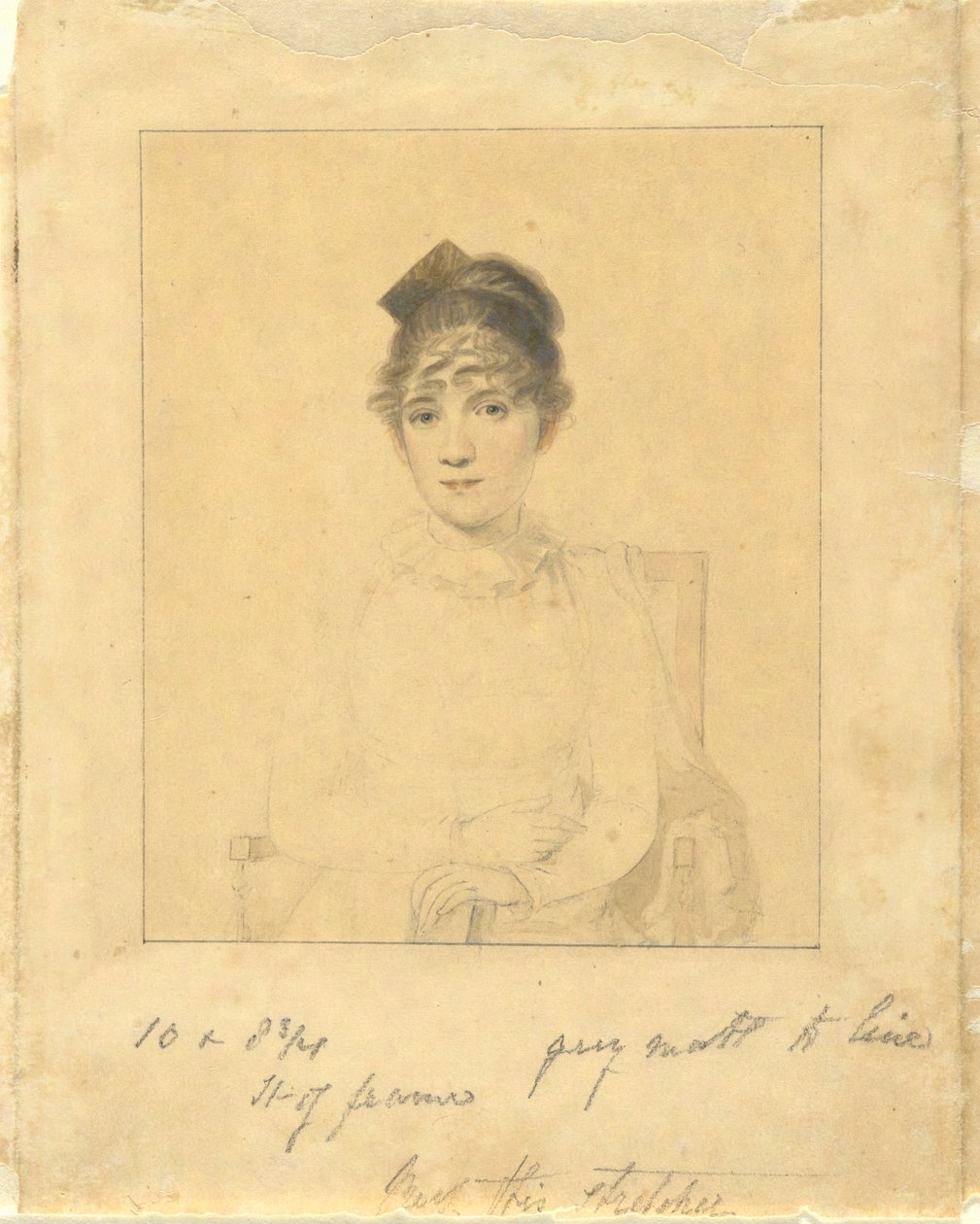 Harriet Trumbull (dcera guvernéra Jonathana Trumbulla, Jr.; manželka Benjamina Sillimana z Yale College) od Elkanah Tisdale