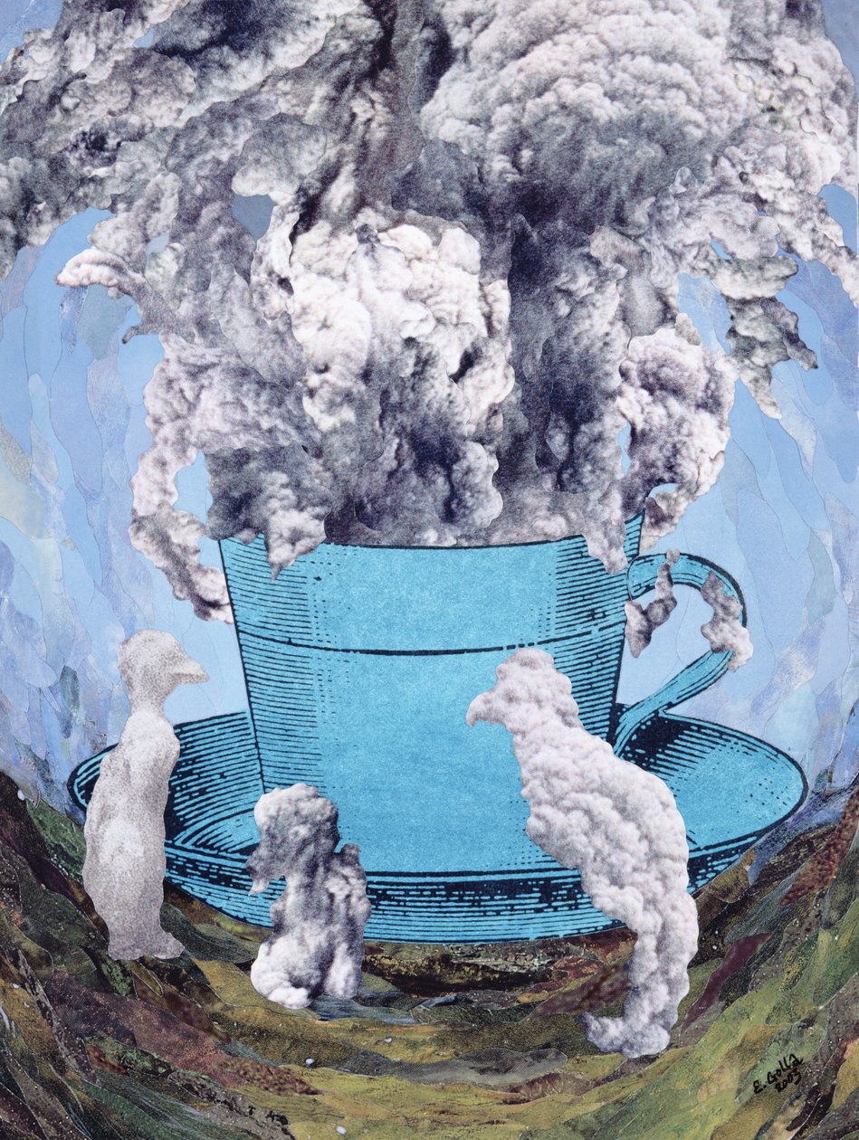 Afternoon Tea, 2003 (koláž) od Ellen Golla