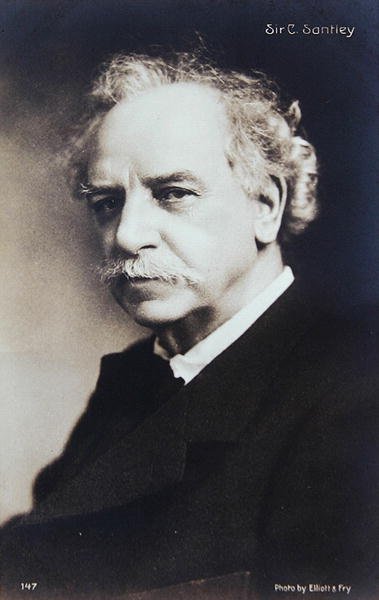 Sir Charles Santley, kolem roku 1920 (černobílá fotografie) od Elliott and Fry Photography Studio