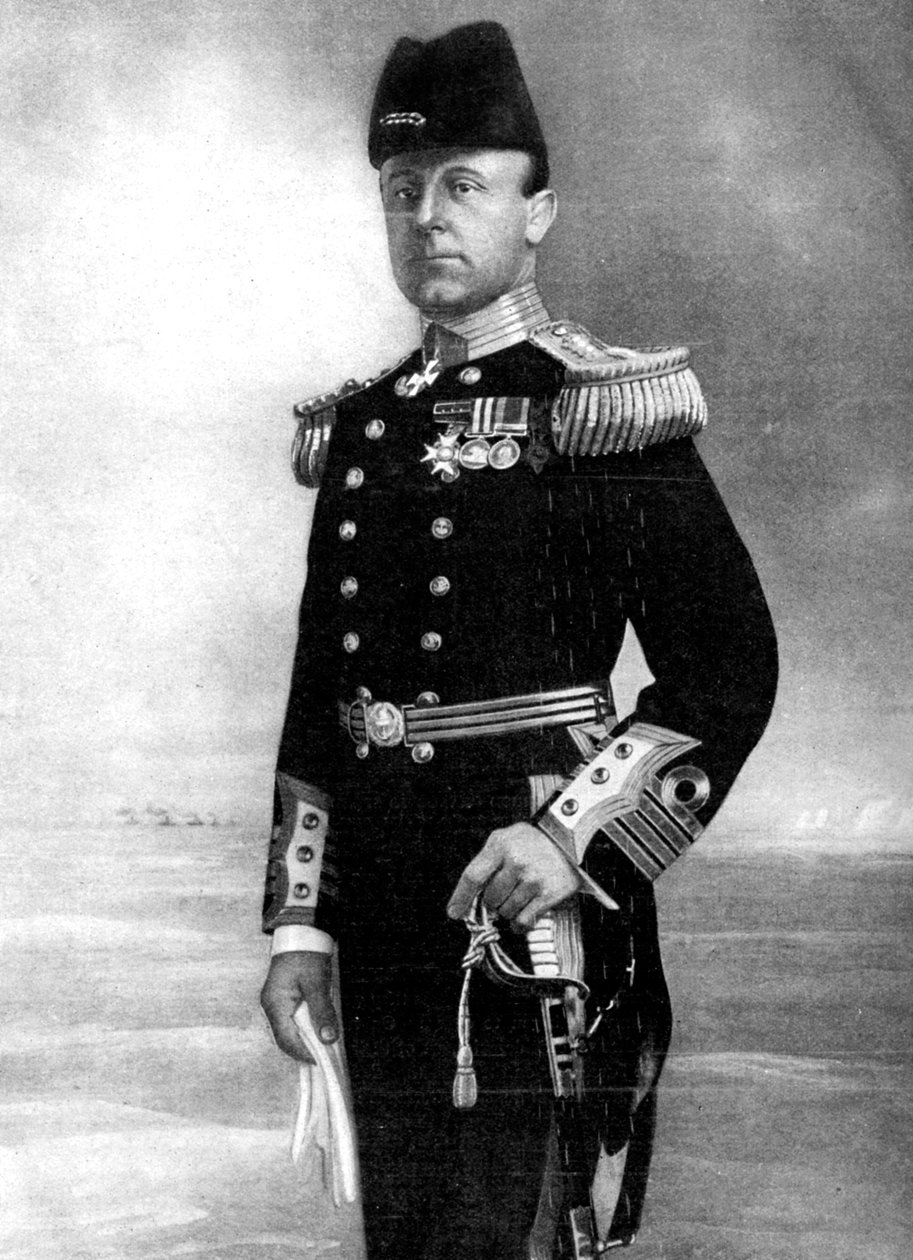 Admirál Sir John Rushworth Jellicoe, vrchní velitel, první světová válka, 1914 od Elliott and Fry