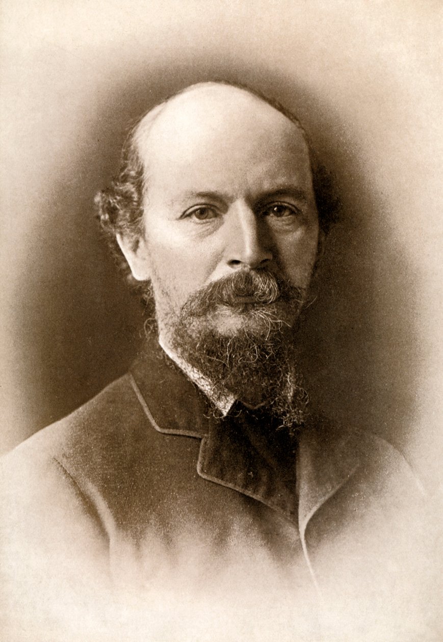 Algernon Charles Swinburne, anglický básník viktoriánské éry, 1909. od Elliott and Fry