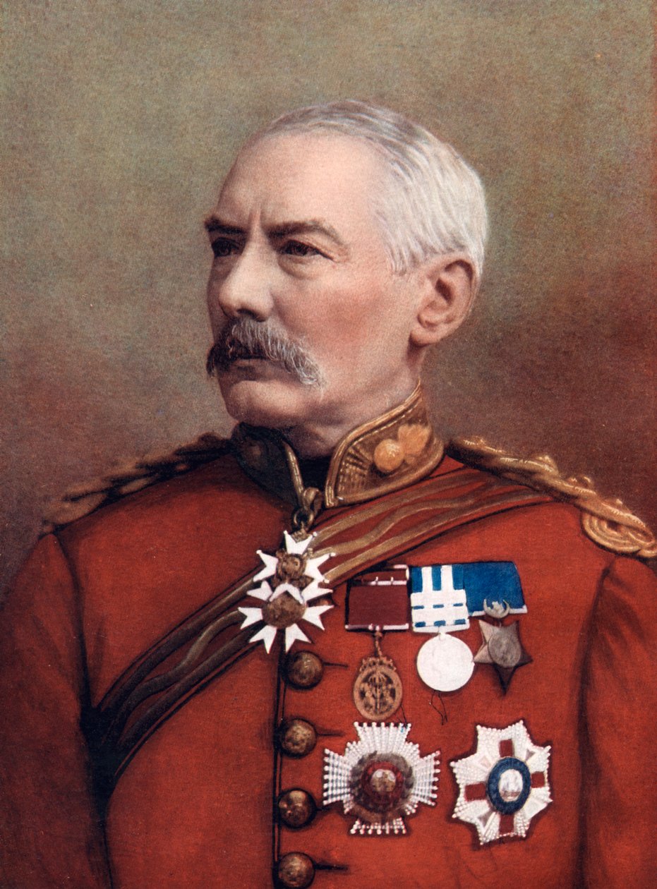 Generálporučík Sir Charles William Wilson, britský voják, 1902. od Elliott and Fry
