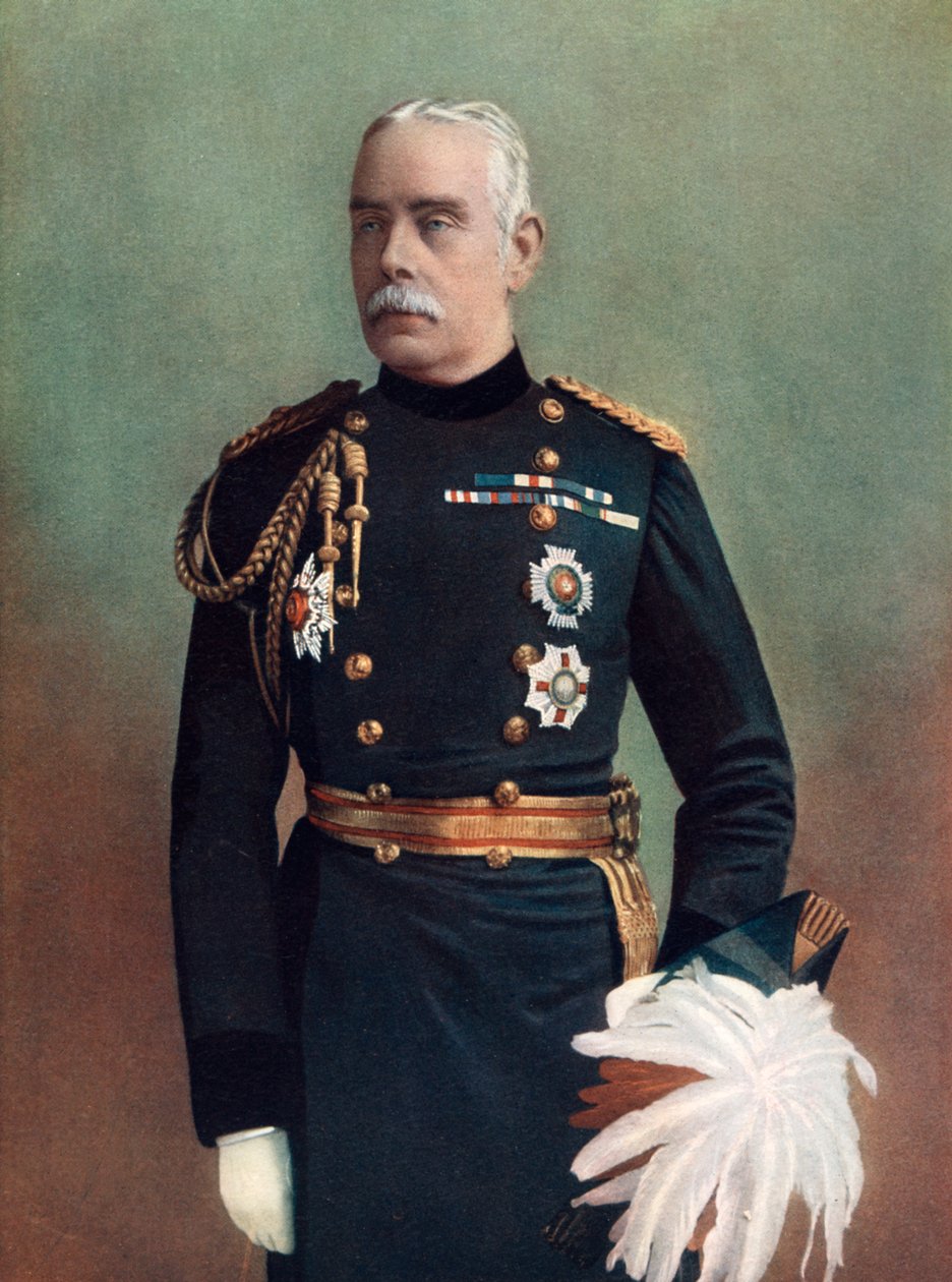 Generálmajor Sir John Carstairs McNeill, Equerry to HM the Queen, 1902. od Elliott and Fry