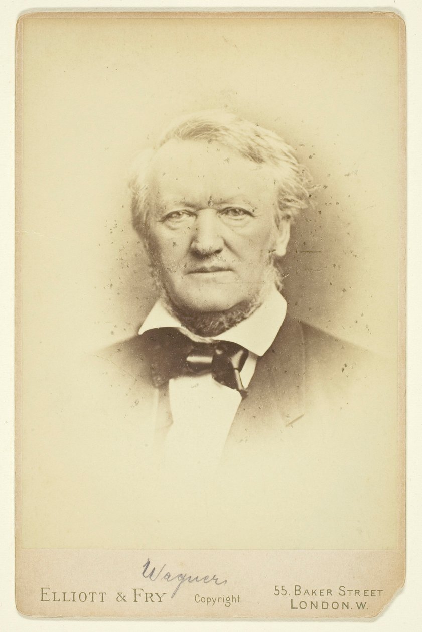 Portrét Wagnera od Elliott and Fry