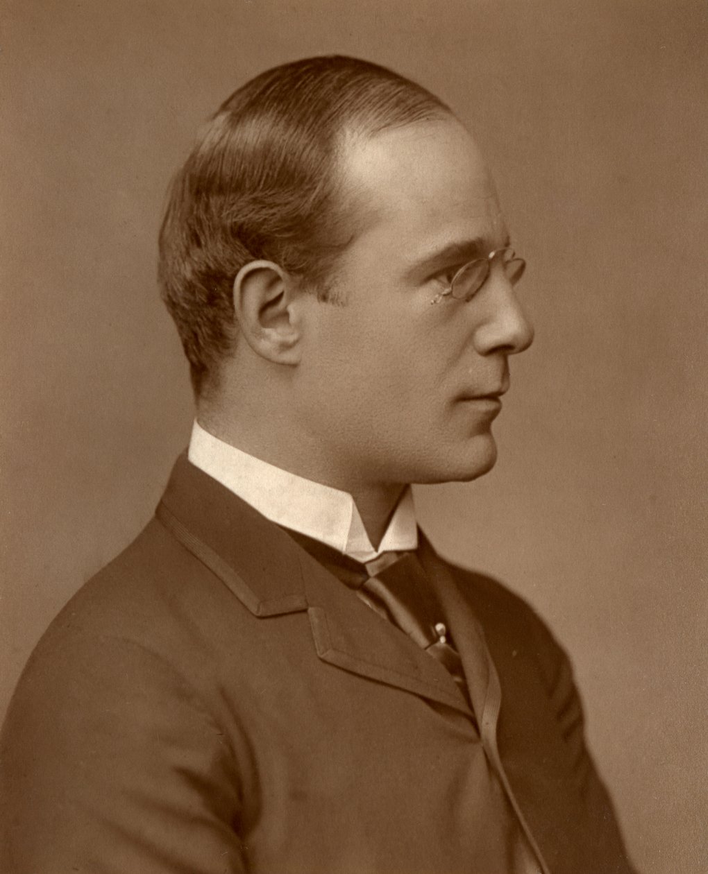 Richard Mansfield , britský herec-manažer, 1888. od Elliott and Fry