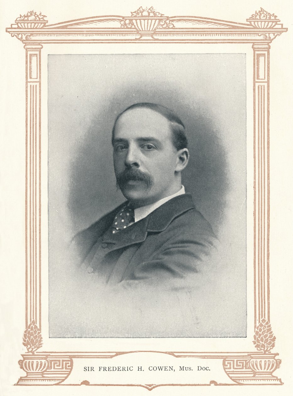 Sir Frederic H. Cowen, Mus. Doc., 1910. od Elliott and Fry