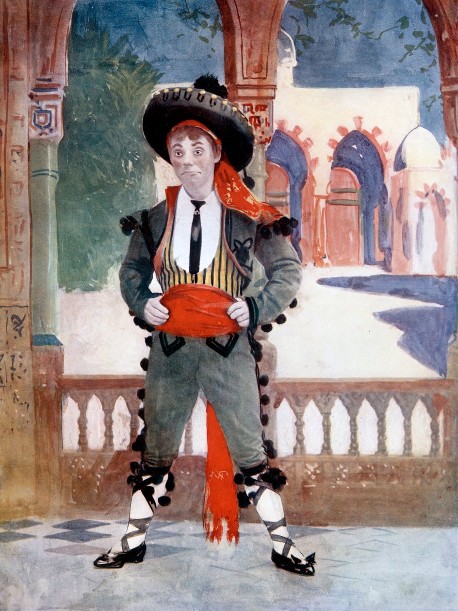 Edmund Payne ve filmu Toreador, c1902. od Ellis and Walery