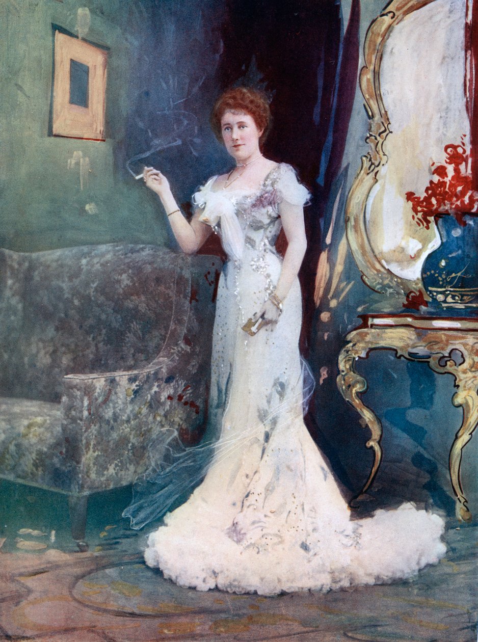 Slečna Granvilleová v Přerušených líbánkách, c1902. od Ellis and Walery