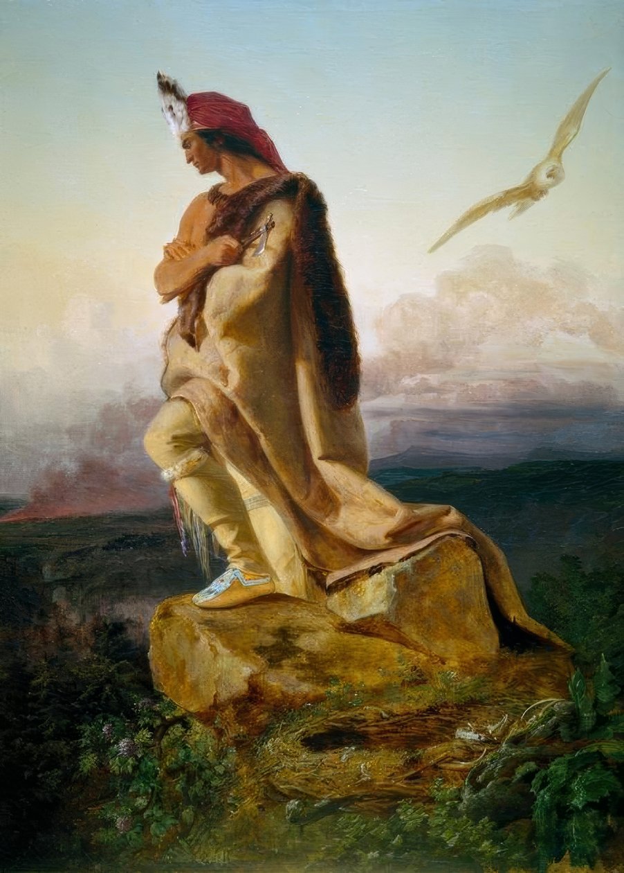 Cooper, Poslední Mohykán / E.G. Leutze od Emanuel Gottlieb Leutze