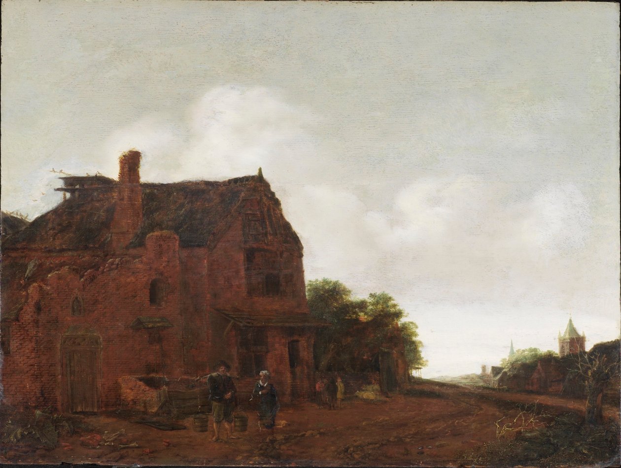 Studna na farmě od Emanuel Murant