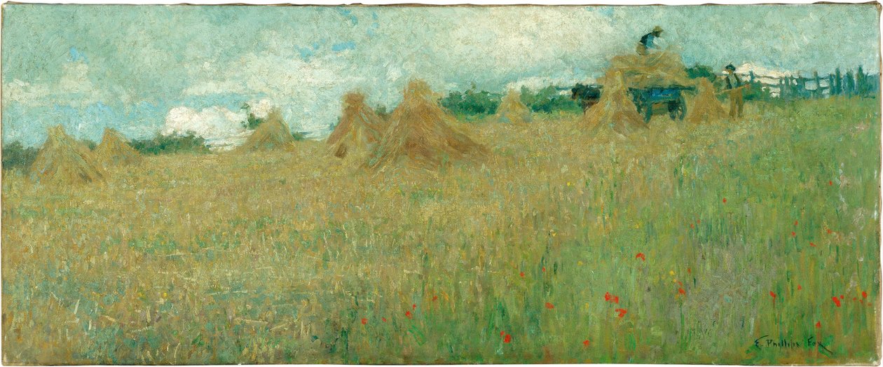Kukuřičné pole, c. 1900 od Emanuel Phillips Fox