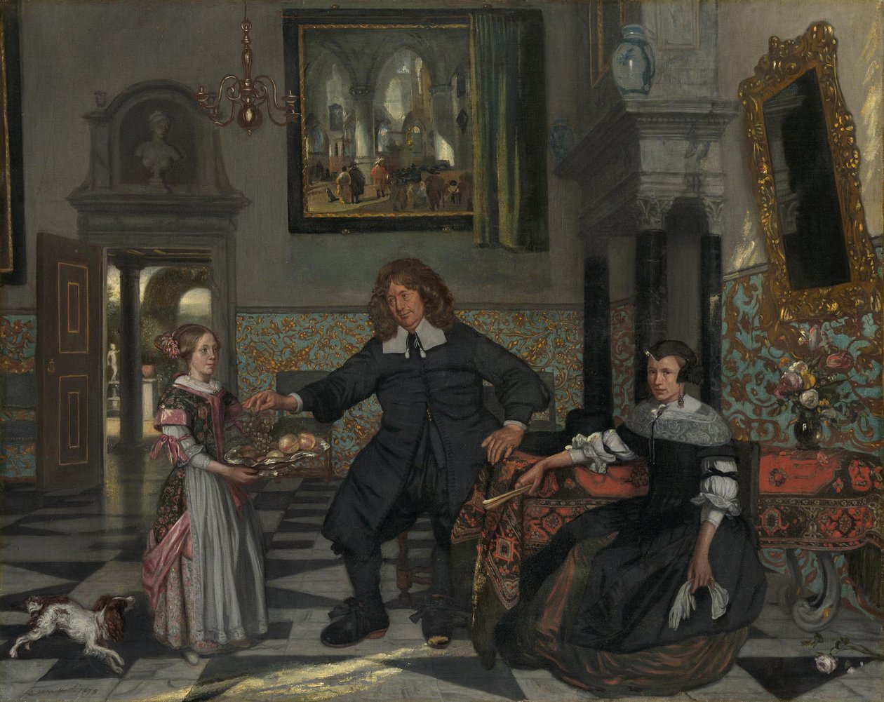 Rodinný portrét od Emanuel de Witte