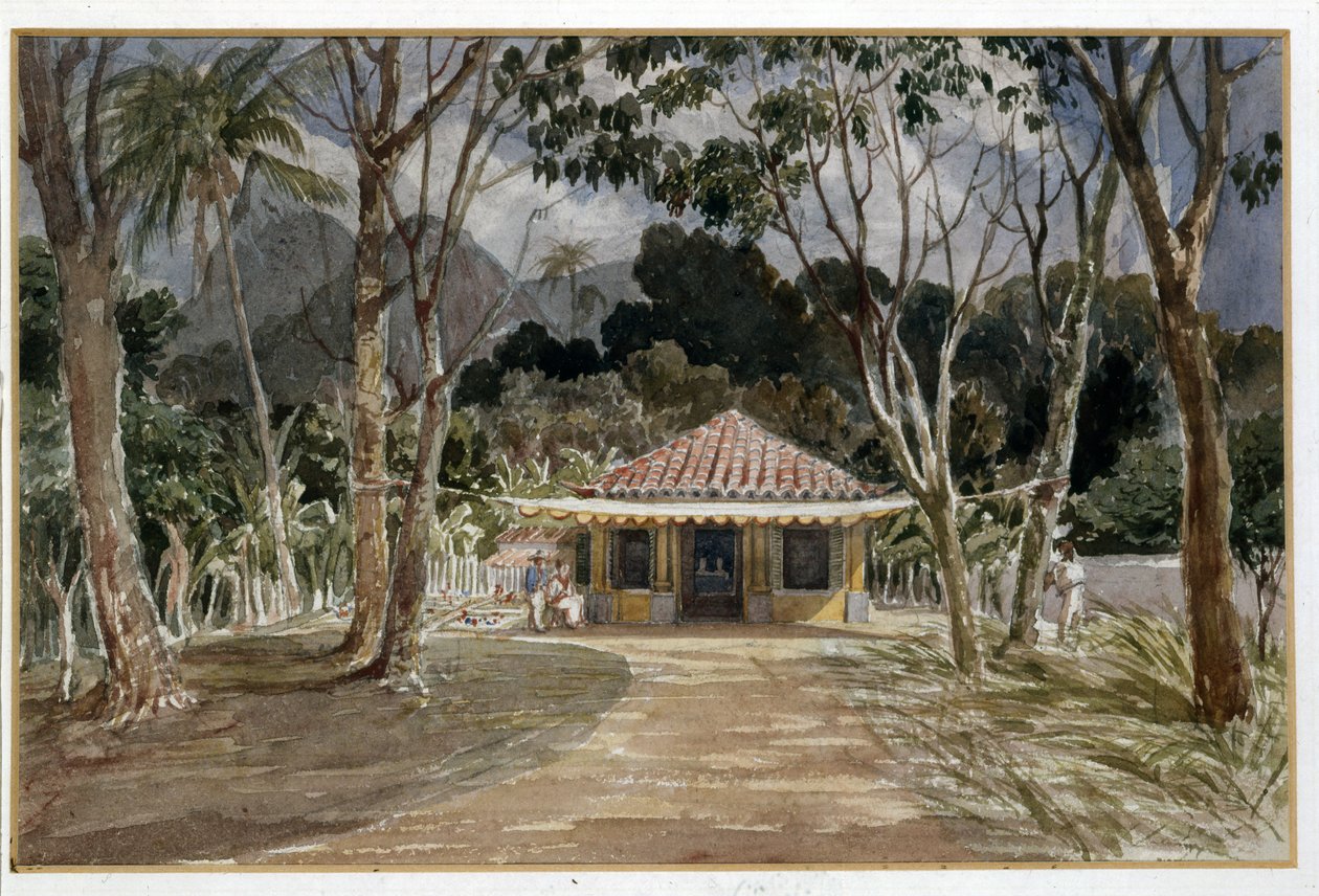 Stará cesta, Rio de Janeiro, 1830 od Emeric Essex Vidal