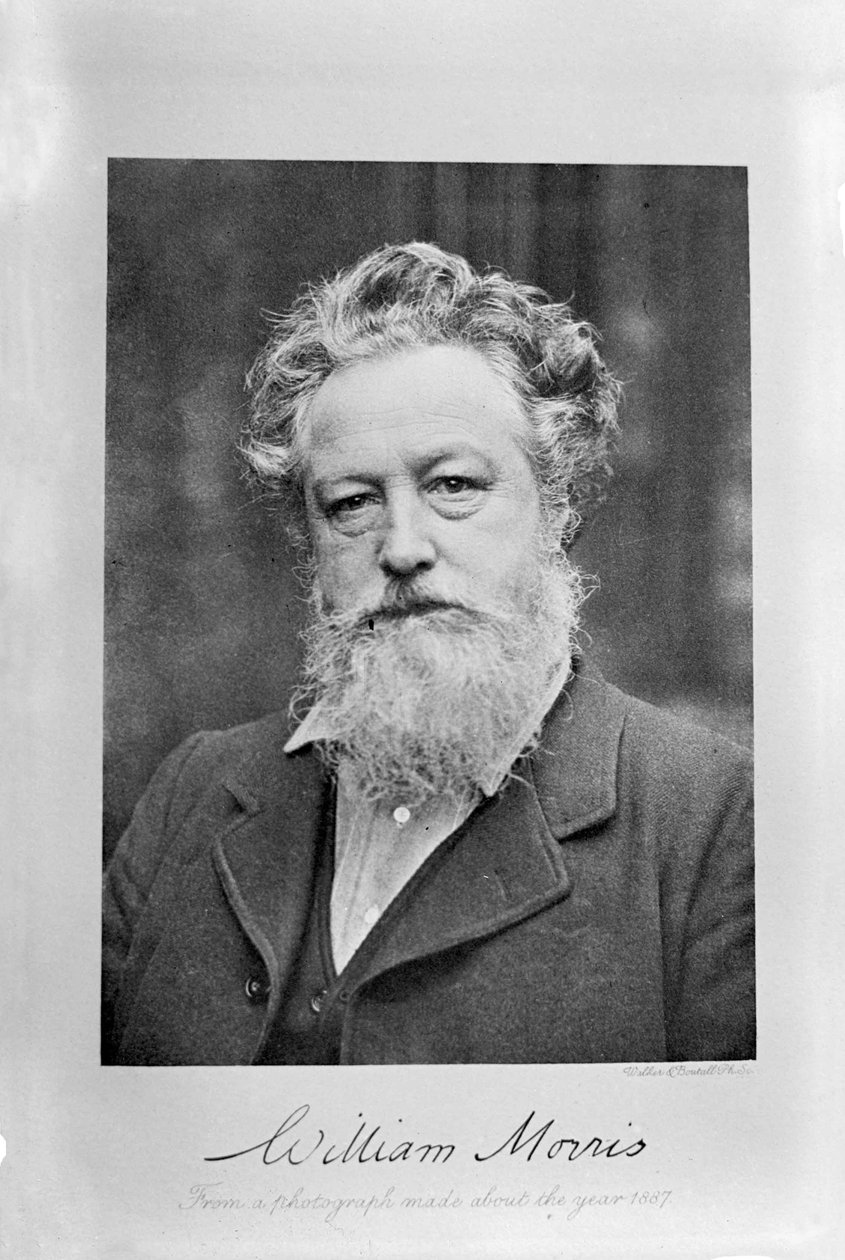 Portrét Williama Morrise, cca 1887. od Emery Walker