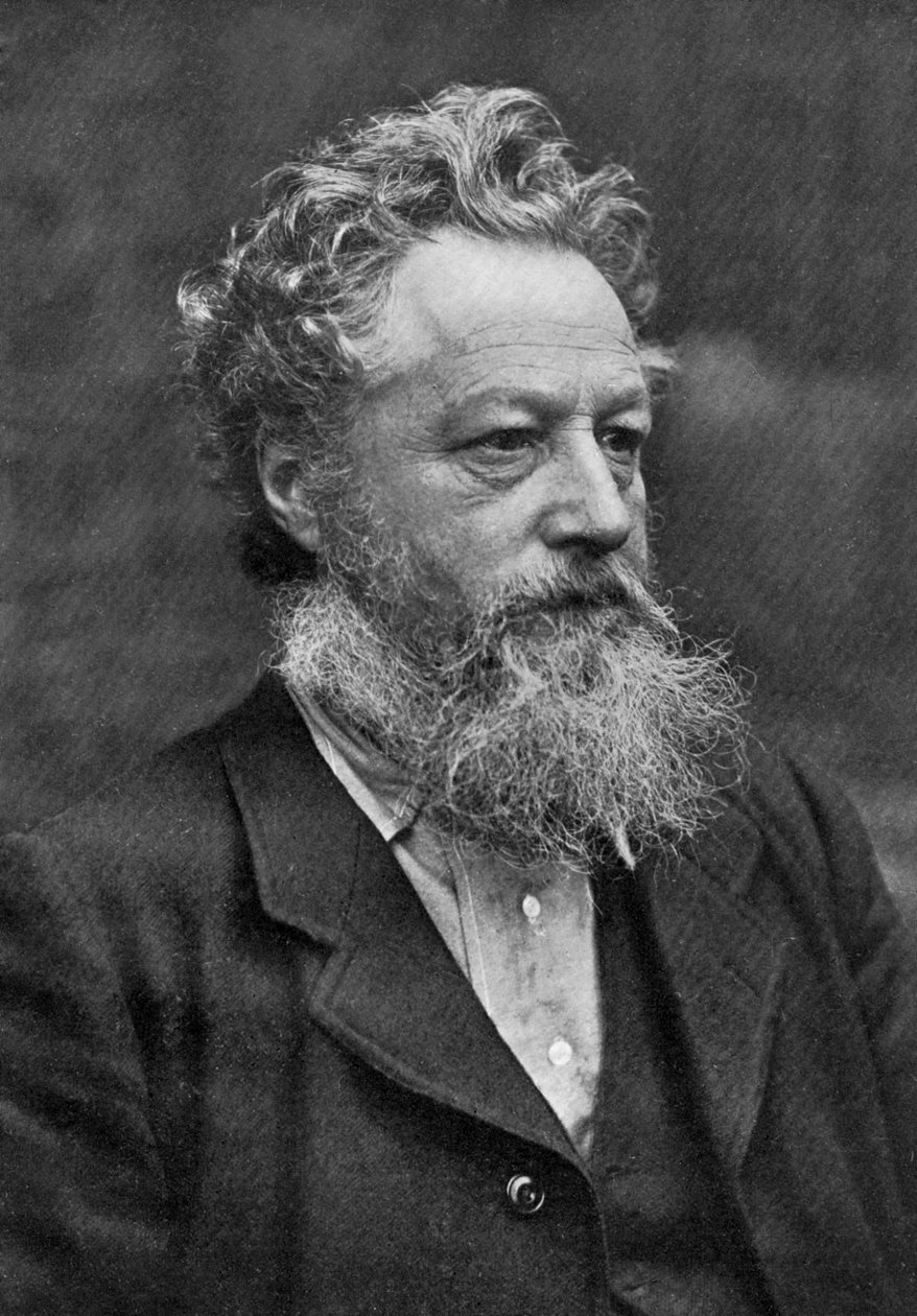 William Morris , anglický umělec, spisovatel, socialistický aktivista a průkopník ekosocialismu, 1911. od Emery Walker