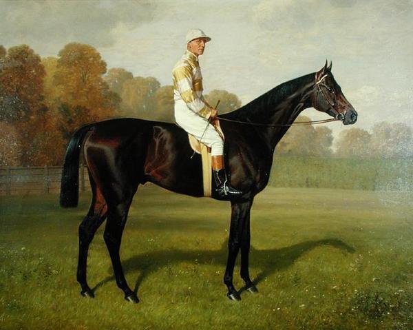 Ladas, vítěz 1894 Derby, 1894 (detail 188209) od Emil Adam