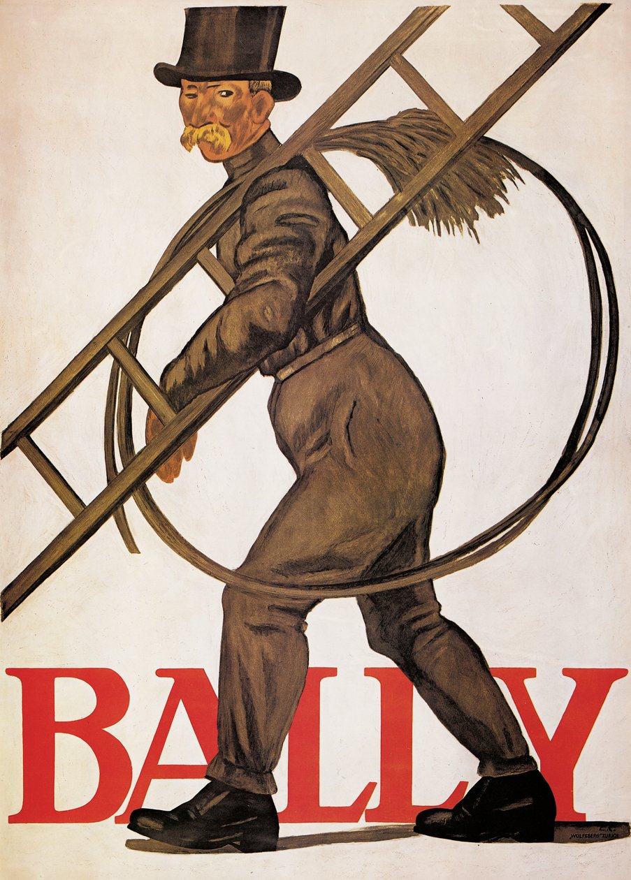 Reklamní plakát „Bally“ kůže, 1926 od Emil Cardinaux