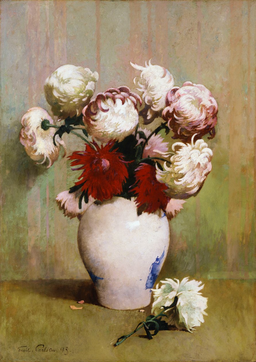 Chryzantémy od Emil Carlsen