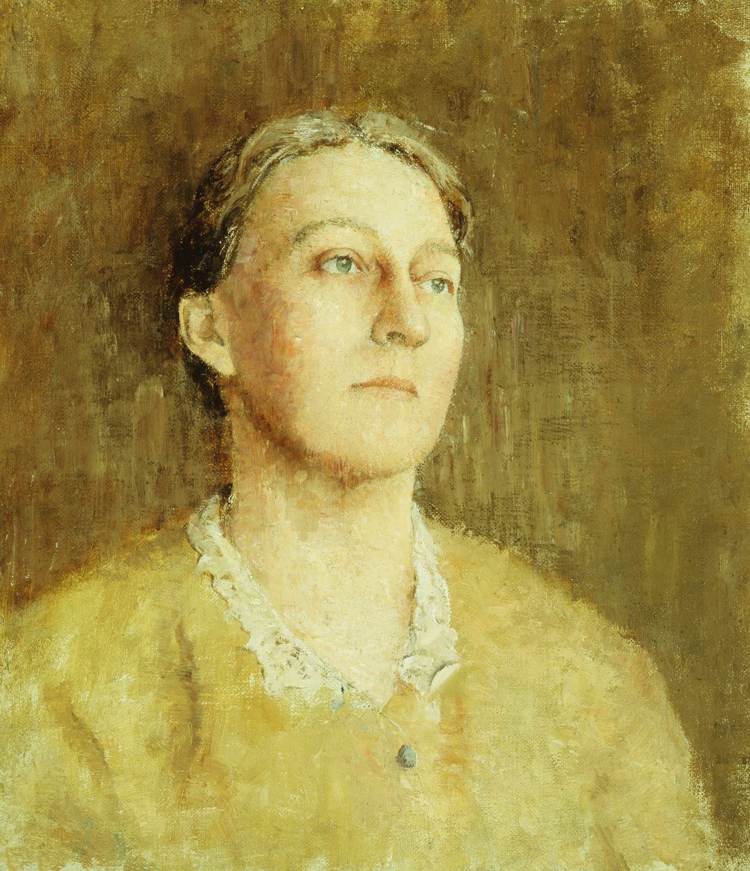 Portrét umělcovy ženy od Emil Carlsen