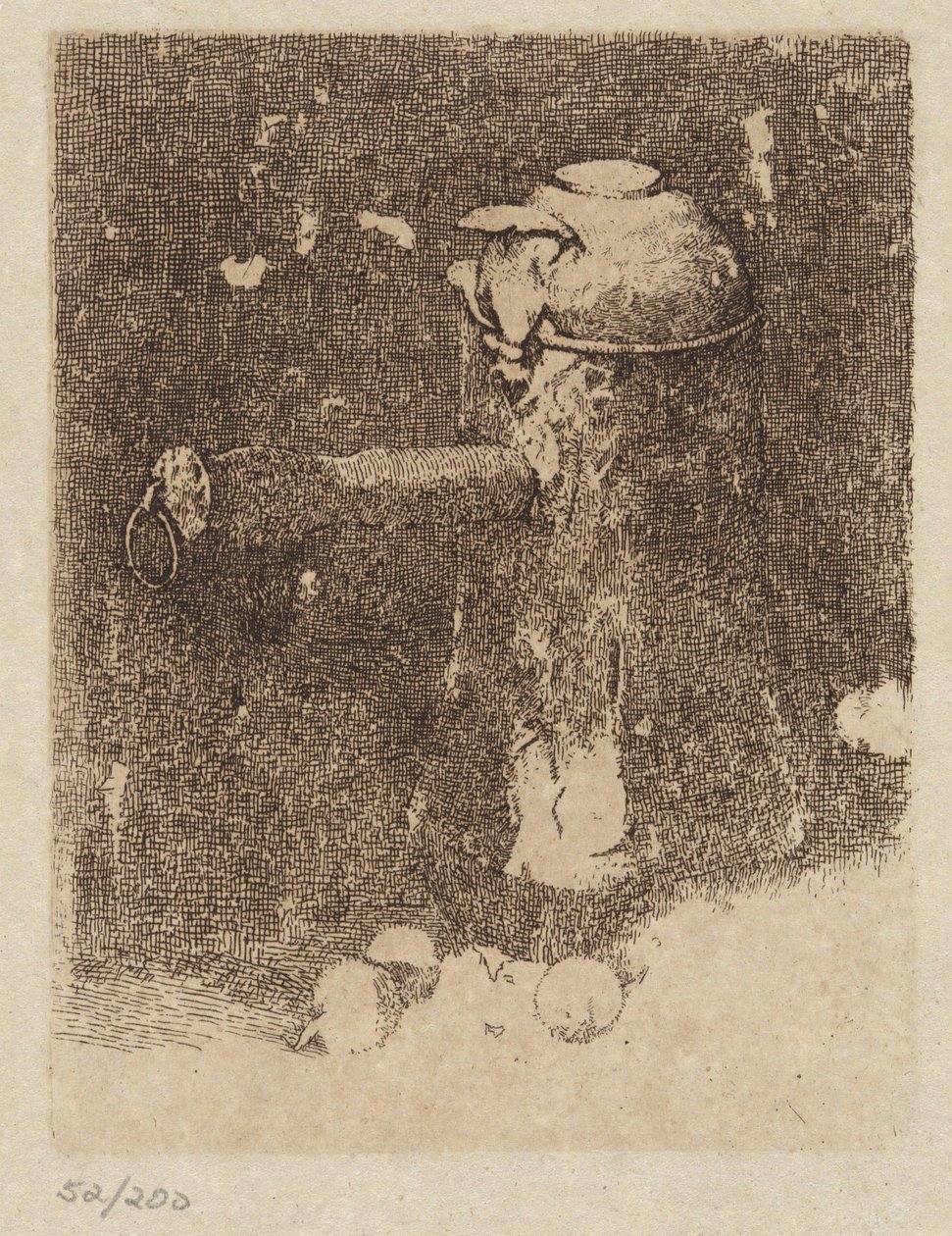 Zátiší s mědí a cibulí od Emil Carlsen