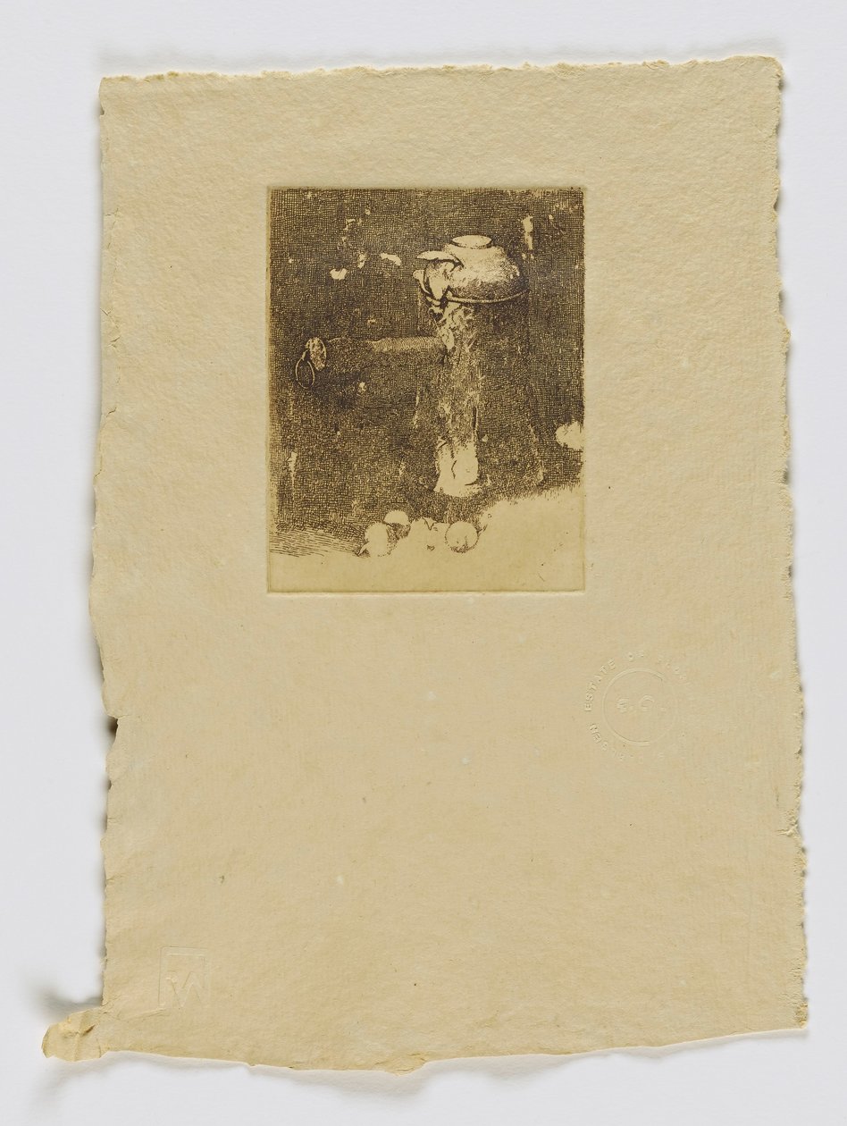 Zátiší s mědí a cibulí (fm. portfolio) od Emil Carlsen