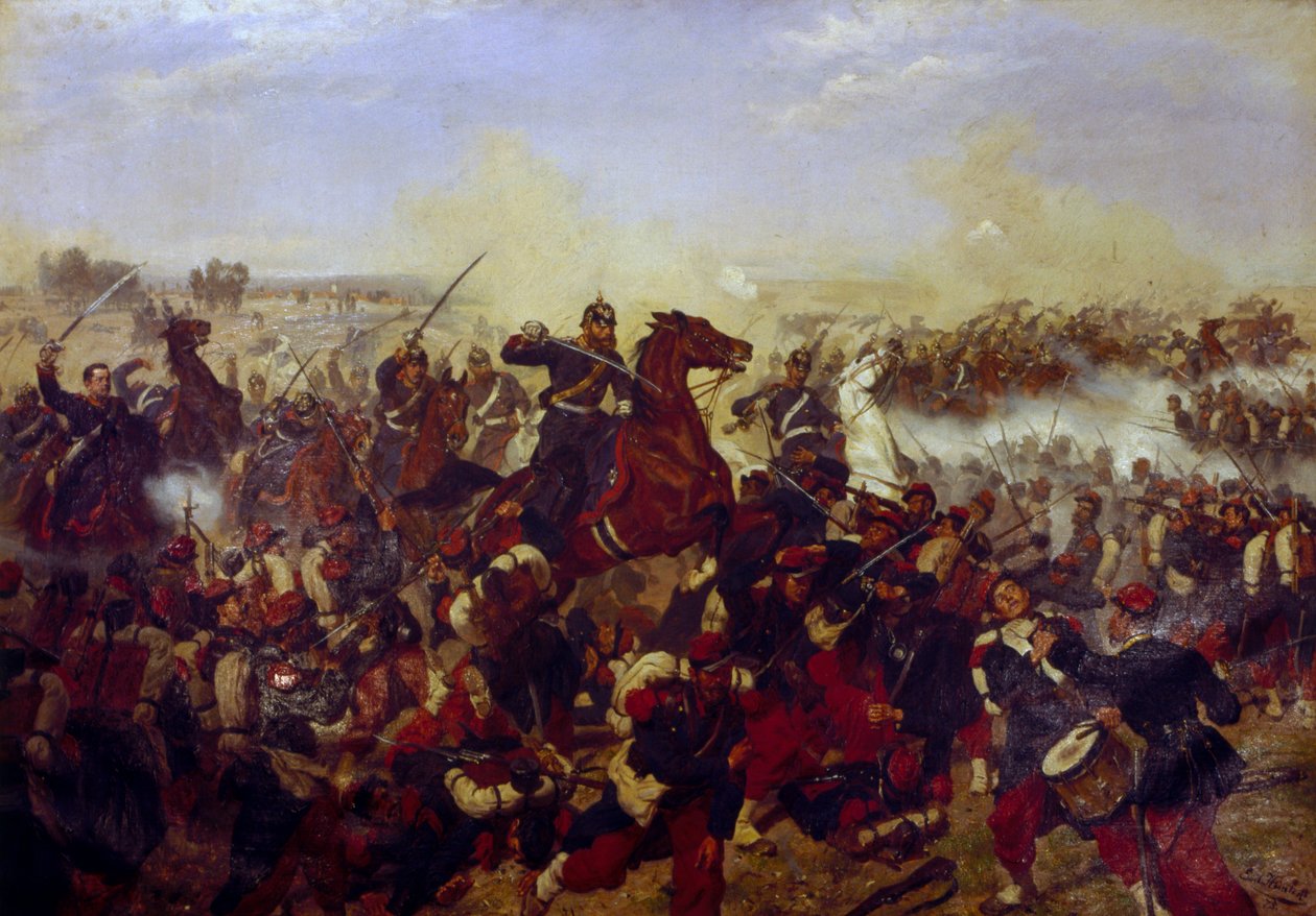 Bitva o Mars de la Tour 16. srpna 1870, 1878 od Emil Huenten