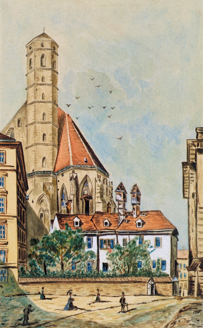 Minoritský kostel ve Vídni od Emil Hütter