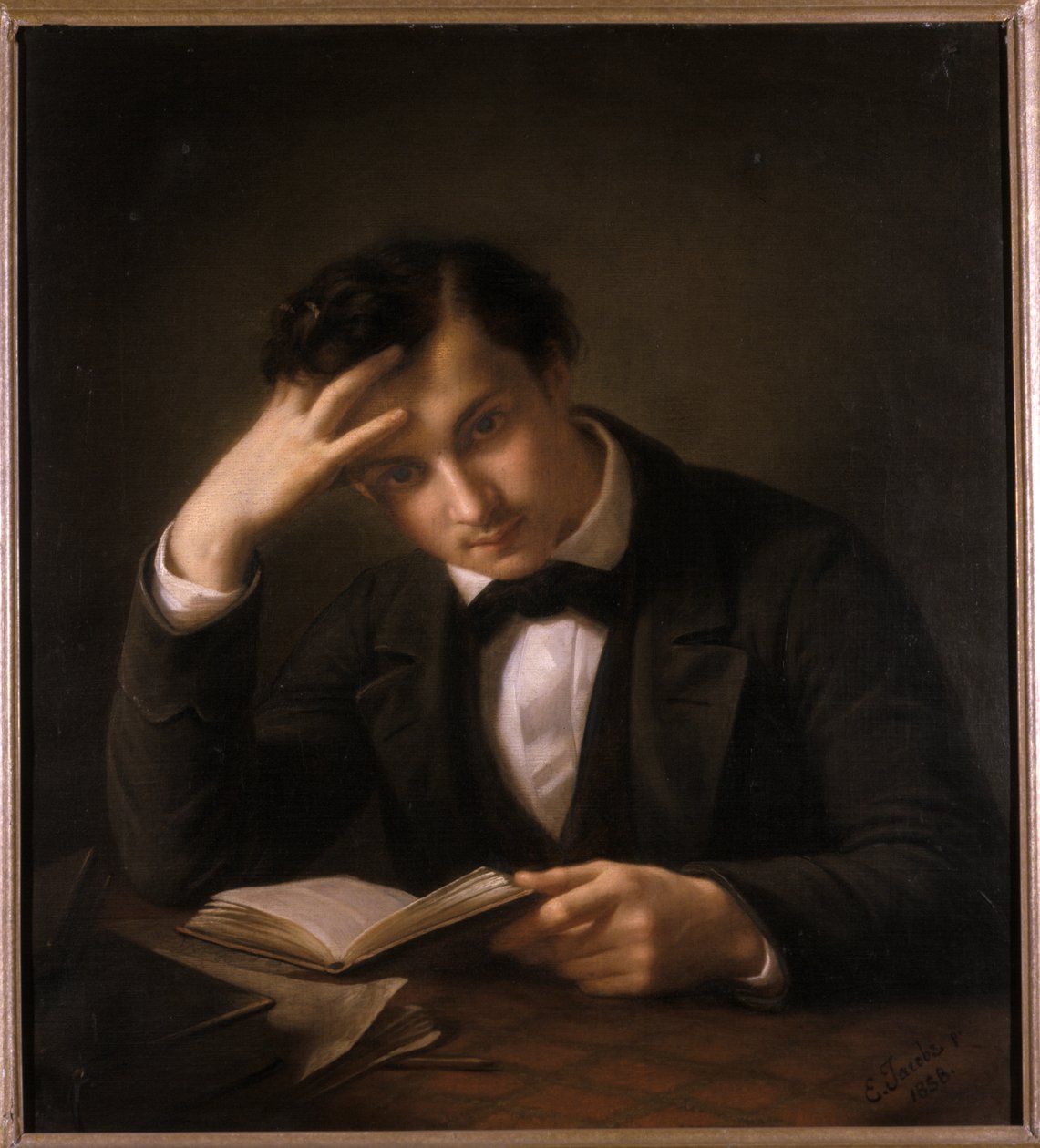 Mladý student, 1858 od Emil Jacobs