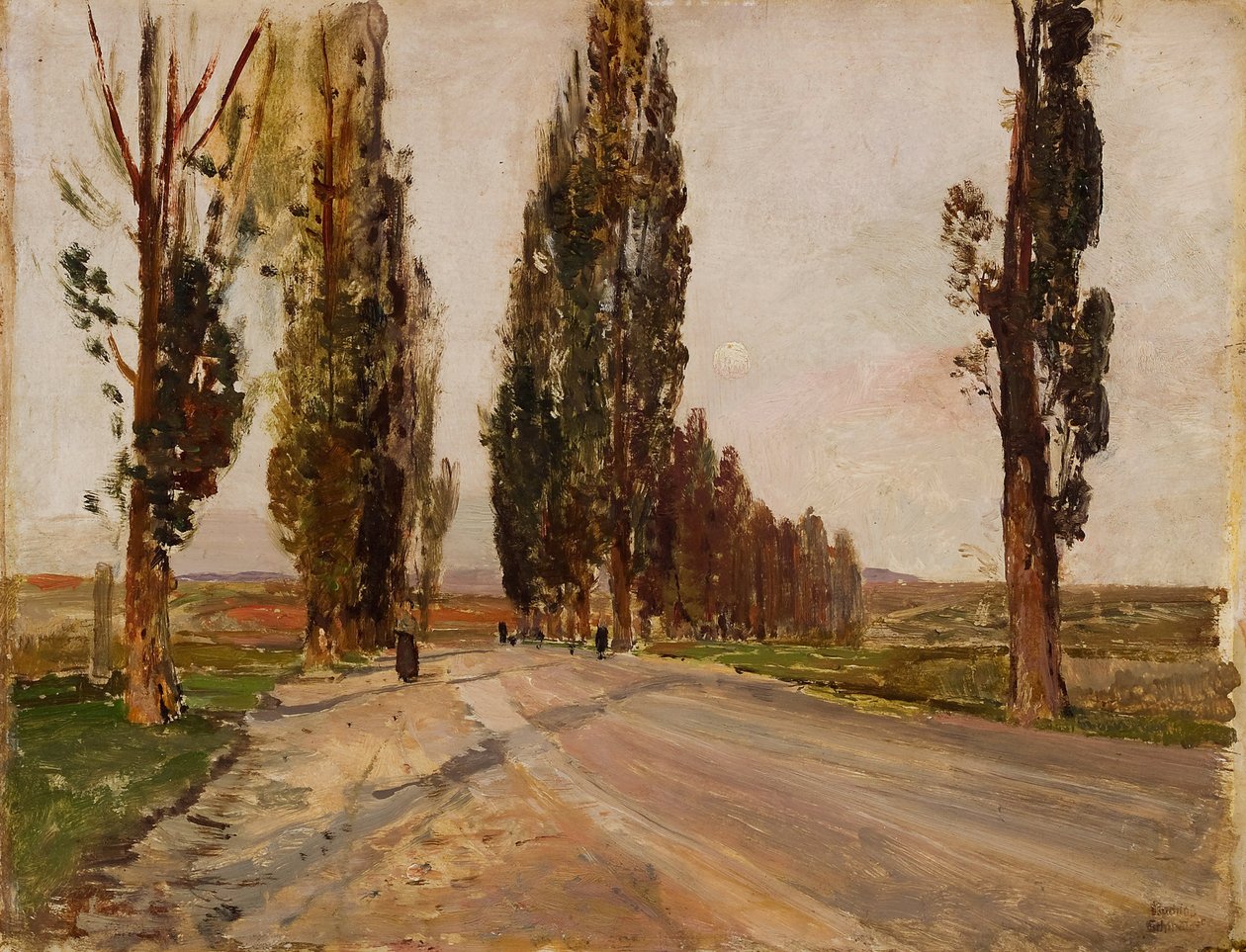 Boulevard of Topols poblíž Plankenberg, c. 1890 od Emil Jakob Schindler