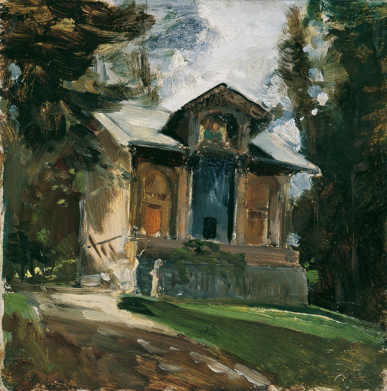 Ateliér malíře Heinricha von Angeli v Reichenau od Emil Jakob Schindler