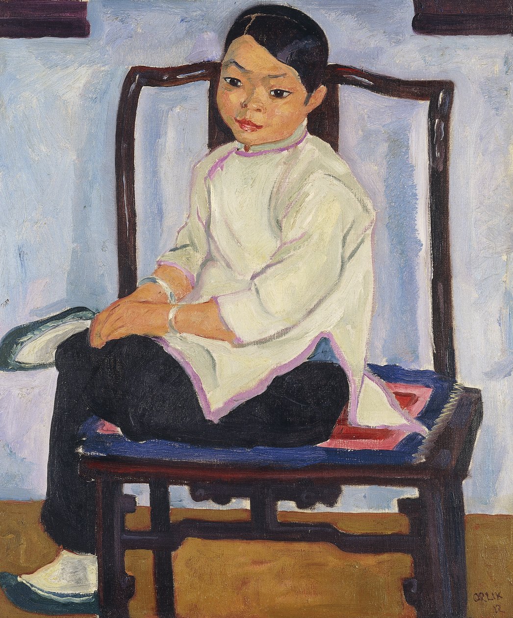 Čínská dívka; Čínská dívka, 1912 od Emil Orlik