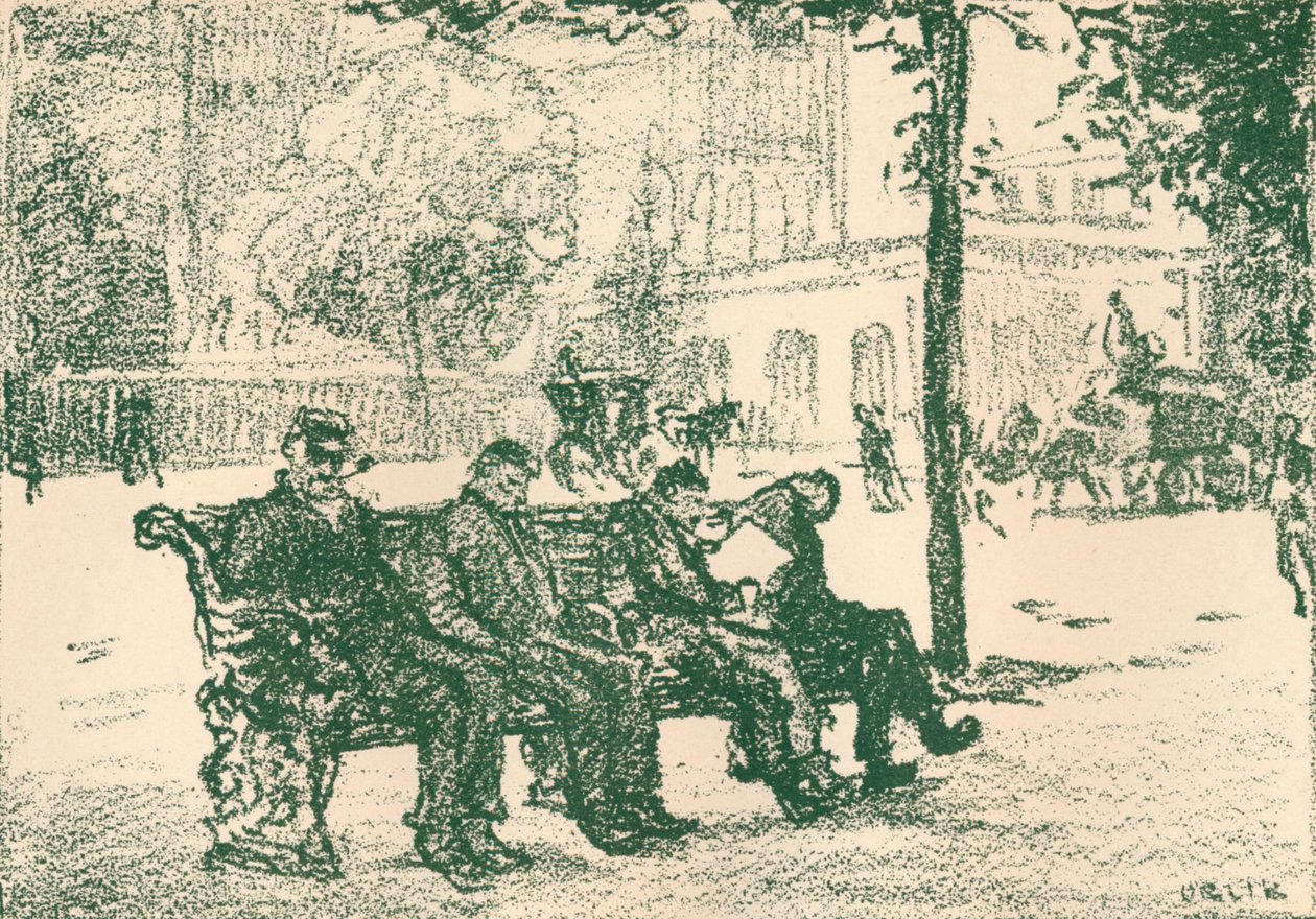 Na nábřeží Victoria, 1898 od Emil Orlik