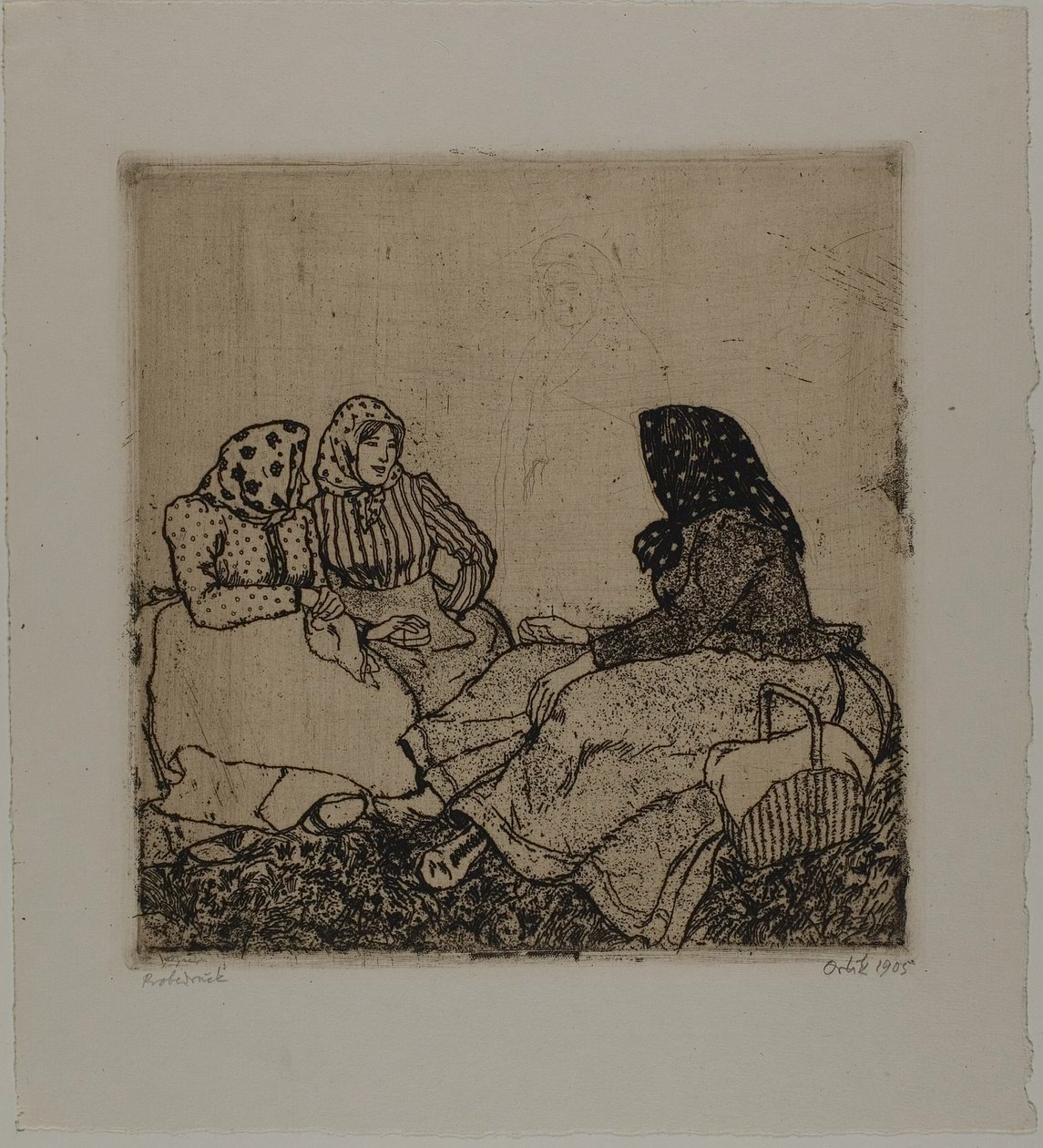Tři ženy od Emil Orlik