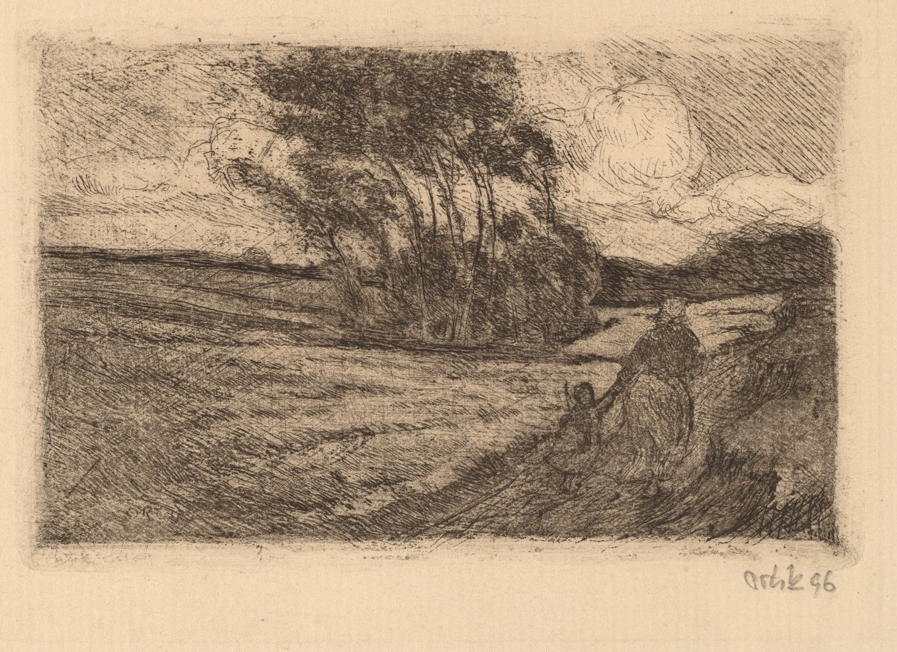 Bouřka (malá) od Emil Orlik