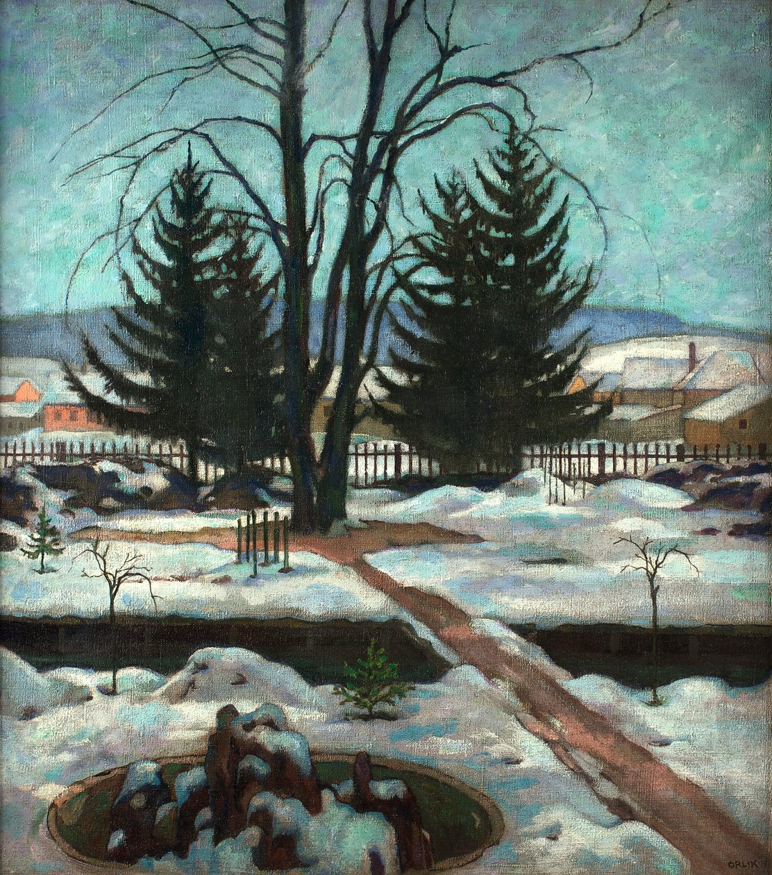 Zima od Emil Orlik