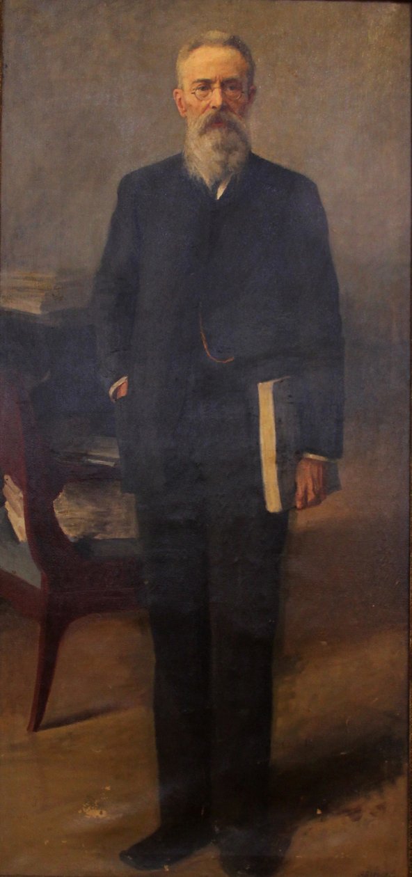 Portrét skladatele Nikolaje Rimského-Korsakova 1844-1908, c. 1900 od Emil Oskarovich Wisel