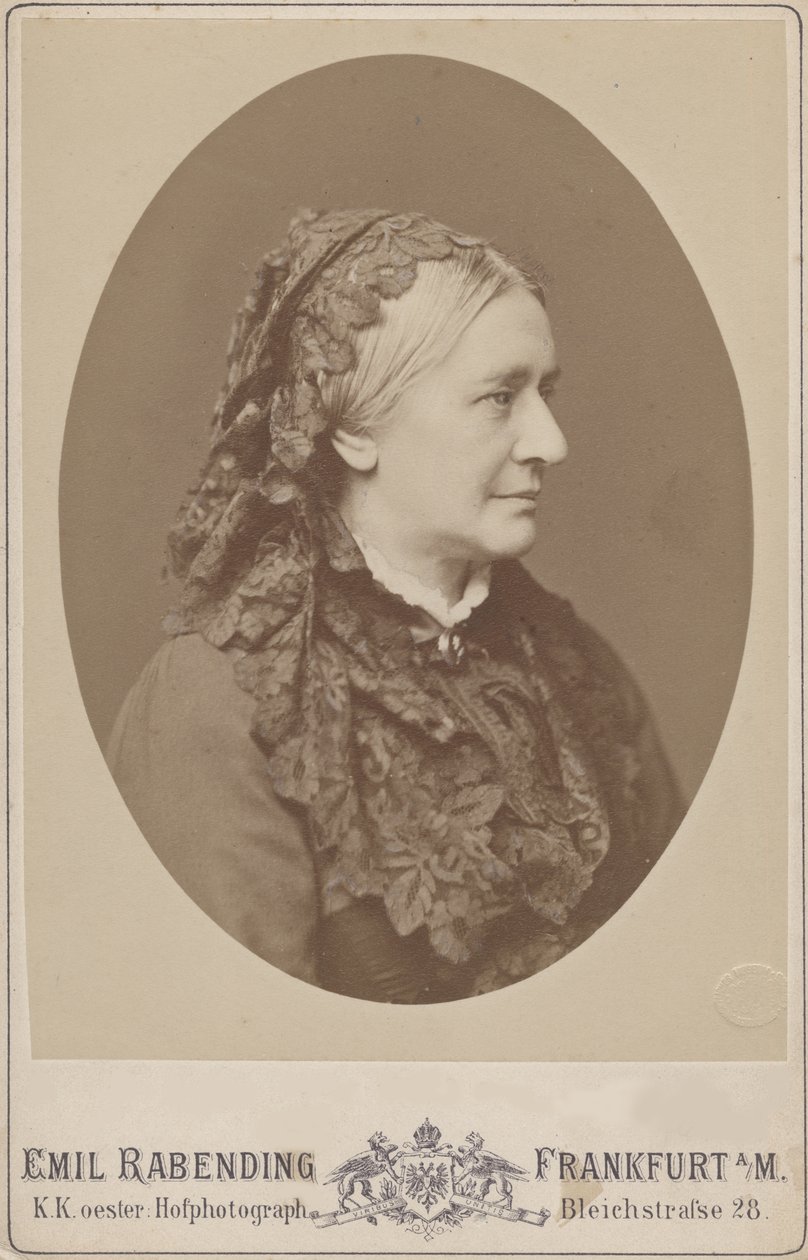 Portrét Clary Wieck-Schumannové 1819-1896, 1883. od Emil Rabending