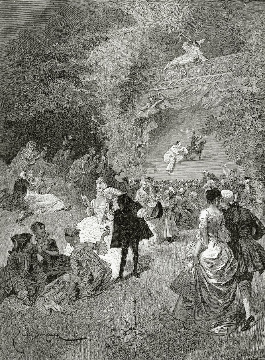 La fête chez Thérèse, 19. století (č. rytina) od Emile Antoine Bayard